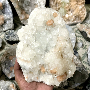 Wholesale Healing <b>Crystal</b> Carved Apophyllite Geode <b>Cluster</b> Citrine <b>Clusters</b> Druzy Handmade Mineral Specimen for Decoration - Product Image 6