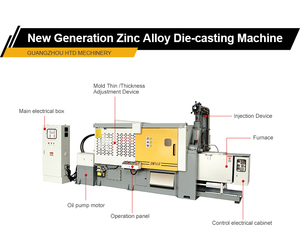 160 Tấn Nhà Máy Buồng Nóng Kim Loại Hợp Kim Kẽm Chết Đúc Máy - Product Image 5