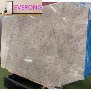 Dalles de marbre gris dolomite moderne pour sols de villas et décoration de salons, surface polie, technique naturelle pour hôtels - Product Image 2