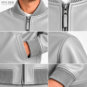 Veste en cuir noire pour homme, style motard, personnalisable, prix d'usine, collection de détail USA - Product Image 6
