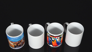 Tazas personalizadas con logo a color, productos de sublimación más vendidos, tazas de cerámica con revestimiento de transferencia térmica para sublimación. - Product Image 5