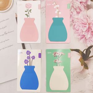 Custom Creative Vase-Shaped Self-Adhesive <b>Sticky</b> Note Stickers Colorful School Supplies <b>Labels</b> Notepad Essential Office Study - Product Image 1