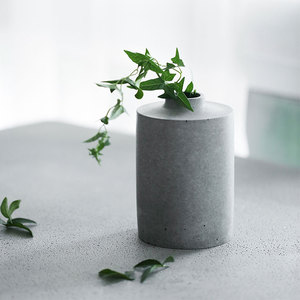 Commercio all'ingrosso di alta qualità vasi in calcestruzzo durevole moderno minimalista <span class=keywords><strong>grigio</strong></span> bianco per le piante adatte per la decorazione interna del balcone - Product Image 3