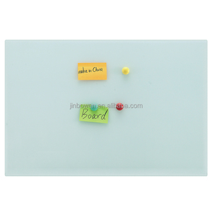 防水性と取り外し可能な強化ガラスホワイトボード教室用ウォッシャブルホワイトボード学校用 - Product Image 1