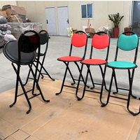 Prix bon marché moderne Portable léger Mini métal musulman pliant chaise pliable de prière pour la prière