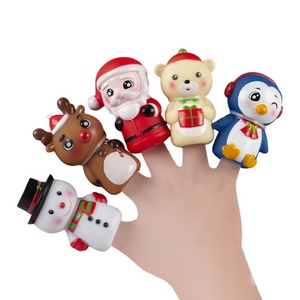 Giocattolo Natalizio per Bambini Marionetta da Dito con Babbo Natale/<span class=keywords><strong>Pupazzo</strong></span> <span class=keywords><strong>di</strong></span> <span class=keywords><strong>Neve</strong></span> Marionetas De Dedos Juguetes De Navidad - Product Image 1