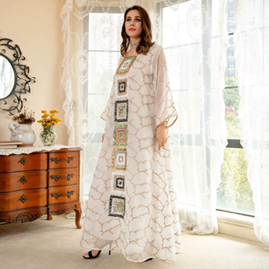 Nuevo Vestido Kaftan Musulmán en Venta, Vestido Tradicional Musulmán, Colección de Ropa Islámica Femenina, Abaya y <span class=keywords><strong>Shayla</strong></span> - Product Image 2