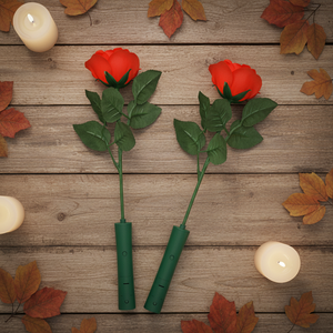 발렌타인 데이 장식용 포장 상자에 하이 퀄리티 모양의 LED 라이트 업 플라스틱 인공 장미 - Product Image 4