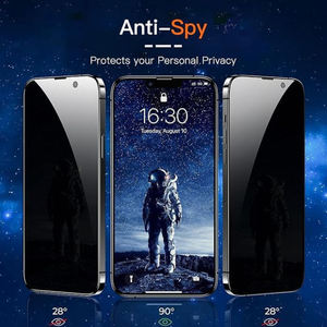 Protection d'écran en verre trempé AGC 9H japonais à couverture intégrale avec bord noir pour iPhone 17 16 15 Pro Max - Product Image 3