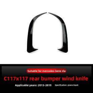 Alerón Trasero Personalizado para CLA-Class C117 2013-2019, CLA200 220, Adhesivo para Auto, Modificación Transfronteriza, Kit de Carrocería AMP-Z-CLA-Class-C1 - Product Image 6