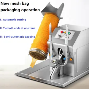 U shape mesh bag clipping machine fruit net onion bag packing machine