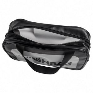 OEM Custom Portable Frosted PVC Toiletry Cosmetic <b>Bag</b> Waterproof <b>Transparent</b> <b>Makeup</b> <b>Bag</b> - Product Image 4
