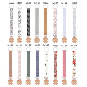 <strong>Dummy</strong> Soother Holder Chain Clips Feed 100% Cotton Wholesale Grinding Teeth Soothing Chain - Product Image 2