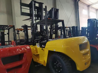 Chariot élévateur CPCD80 8T à moteur diesel à combustion interne, capacité de 8000 kg, moteur Stage IV pour la manutention des matériaux