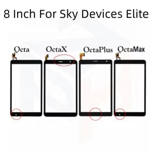 Tablette <span class=keywords><strong>PC</strong></span> externe capacitif numériseur panneau capteur tactile de remplacement pour Sky T8 Sky 8 Pro Elite 8 8 pouces écran tactile - Product Image 3