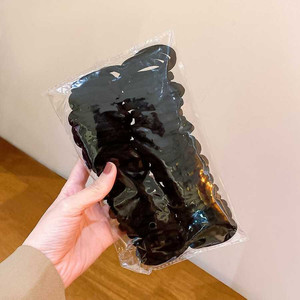 Vendita all'ingrosso di moda di tendenza con perline in raso di velluto peluche Retro coda di cavallo in stile semplice fasce per capelli per donne e bambini vendita calda - Product Image 1