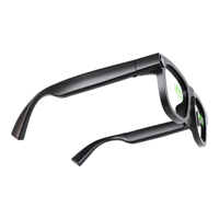 Lunettes intelligentes AR avec caméra 20MP, lentilles binoculaires à guide d'ondes, traducteur IA en option, GPS, batterie amovible, lunettes AR