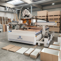 Router CNC de 3 Ejes de Alta Productividad para Madera con ATC de 12 Herramientas y Motor de Husillo de 9kW