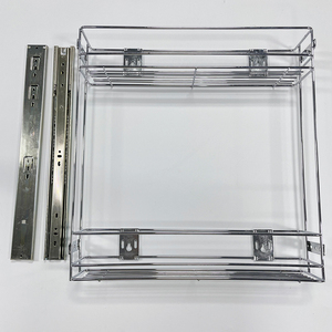 BENE Accesorios Modernos para Gabinetes de Cocina: Cesta Extraíble de Alambre de 2 Niveles, Organizador Ecológico que Ahorra Espacio para Gabinetes y Herrajes - Product Image 5
