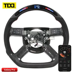 LED Carbon Fiber Galaxy Pro Steering Wheel For Dodge Charger Challenger