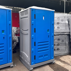 Portable <strong>Toilets</strong> Mobile Plastic Site <strong>Blue</strong> Door Gery Walls China Factory Real Productions Movable <strong>Toilet</strong> Make Best - Product Image 1