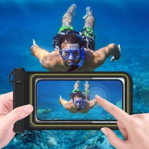 Funda impermeable para teléfono, compatible con pantallas táctiles, adecuada para nadar, bucear, teléfonos Apple y Huawei, con sellado universal. - Product Image 2