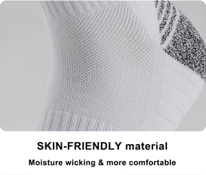 Chaussettes de compression pour le cyclisme avec logo personnalisé, chaussettes de sport unies pour hommes et femmes - Product Image 4