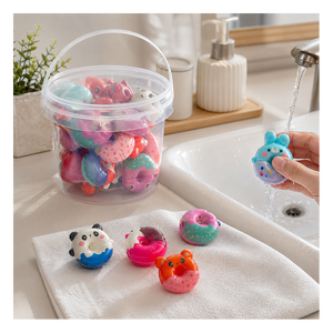 Mini Donut de Animalitos de Bolsillo, Juguete Blandito de Espuma PU para Apretar, Calma y Concentra la Atención, Compañero de Escritorio, Premio de Carnaval, Venta al por Mayor de Fábrica - Product Image 1