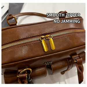 低MOQカスタムヴィンテージ女性用デザイナーバッグ革製バッグメーカー、レトロショルダーバッグ、ベンダーセット向けソリューション - Product Image 4