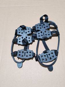 Nouvelles couvre-chaussures antidérapantes en caoutchouc et acier à 24 crampons <span class=keywords><strong>pour</strong></span> <span class=keywords><strong>neige</strong></span> et glace, crampons de randonnée YAMAHUWAI YG-024C Taille M - Product Image 4