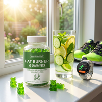 OEM Groene Thee Garcinia Cambogia & Groene Koffieboon Complex Gewichtsbeheersing Ondersteunende Gummies