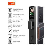 Serrure de porte intelligente TYSH avec reconnaissance faciale 3D, caméra et empreinte digitale, serrure intelligente Wifi Tuya, serrure de porte numérique intelligente