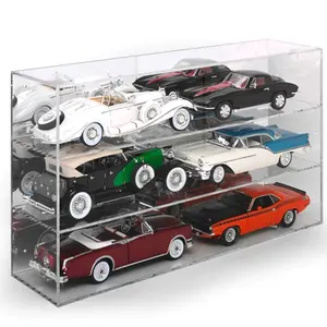 Venda superior 108 espaços caixa de exibição acrílica, para lego tijolos e brinquedo, figura montada na parede, modelo de carro, armário de exibição