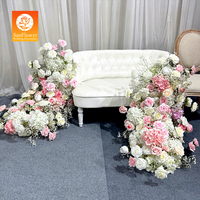 Sunwedding Seiden-Kunstblumen Rosen- & Lotus-Blumenkugel Hochzeitstischdekoration für Chinesisches Neujahr und Weihnachten Anpassbar