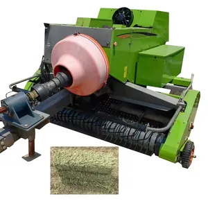 Fabriek Leveren Kleine Vierkante Balenpers Machine Voor Hooi Stro Plukken En Baling