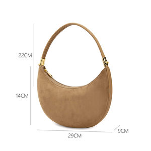 Bolso de Mano Mini Personalizado de Alta Calidad, Bolso de Mano Mini Retro de Material de Gamuza para Mujer, Bolso de Hombro Inclinado para Mujer - Product Image 3