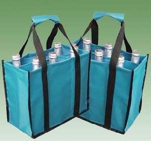 Navidad de 2019 2 botella de vino de la botella no tejida bolsa de botella de vino de compras reutilizable vino bolsas - Product Image 3