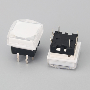 12x12 mét Tactile chuyển đổi momentary Micro push <span class=keywords><strong>button</strong></span> <span class=keywords><strong>mini</strong></span> nhỏ RGB LED tact chuyển đổi cắm trong dip thiết bị đầu cuối với pha lê nắp cap - Product Image 4