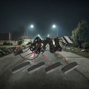 Barra de advertencia estroboscópica <span class=keywords><strong>LED</strong></span> de malla de rejilla <span class=keywords><strong>interior</strong></span>-Baliza intermitente de estilo policial <span class=keywords><strong>para</strong></span> automóviles y camiones - Product Image 2