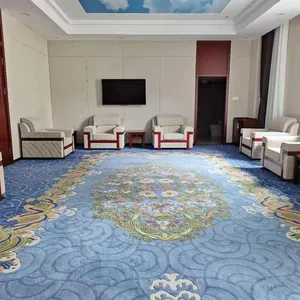 Se trata de alfombras hechas a mano con patrón floral para hotel de 5 estrellas, alfombras de lana ealand hechas a mano