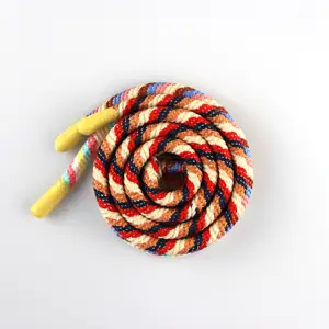 Custom Design Silicone Tip Packaging Paper Gift Cotton Bag Braided Handle Rope