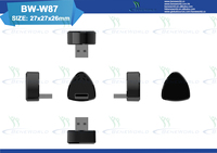 Adaptateur CarPlay sans fil 2 en 1 Triangle, disponible en plusieurs couleurs, connexion rapide BT5.2 pour voitures équipées d'un adaptateur filaire d'origine