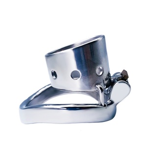 Anillos para Pene Pequeños FRRK, Jaula de Castidad Masculina de Acero Inoxidable, Cinturón de Bondage para Pene, Dispositivos de Bloqueo, Juguetes Sexuales BDSM para Hombres - Product Image 1