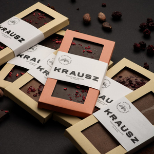 Sinderson tùy chỉnh in ấn bán buôn hộp các tông thanh sô cô la hộp rỗng với cửa sổ rõ ràng - Product Image 4