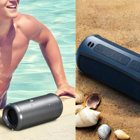 Haut-parleur audio sans fil portable étanche pour extérieur, avec subwoofer, forme personnalisée, logo, prise en charge de l'application, fabrication OEM/ODM