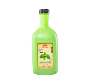 Vente chaude Concentré de jus de menthe 8 fois Confiture concentrée Sirop Jus Arôme naturel Soda Thé Boisson