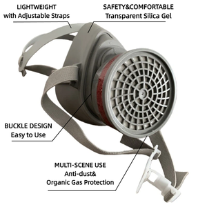 <span class=keywords><strong>Respiradores</strong></span> <span class=keywords><strong>de</strong></span> Media Cara con Filtro <span class=keywords><strong>de</strong></span> Gas - Product Image 2