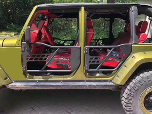 Portes tubulaires en acier inoxydable avec rétroviseur latéral, 4/2 portes, pour <span class=keywords><strong>Jeep</strong></span> <span class=keywords><strong>Wrangler</strong></span> JK 2007 — 2018 - Product Image 5
