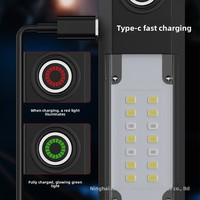 Nouvelle mini lampe torche LED, camping, magnétique, étanche IP20, multifonction, rechargeable, type-C, charge rapide, urgence