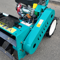 Máquina Tractora de Gasolina para Jardinería y Agricultura, Cultivadora Rotativa Manual, Cortacésped, Mini Máquina para Cortar Césped y Desherbar